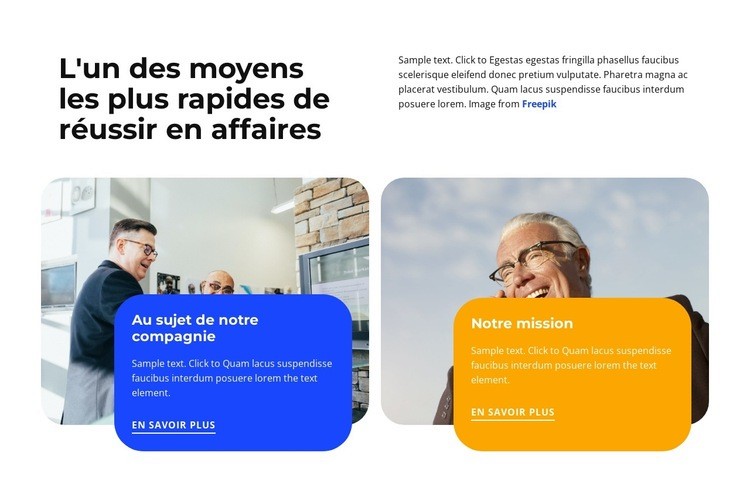 Améliorez votre entreprise Créateur de site Web HTML