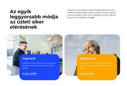 Fejlessze Vállalkozását – Személyes Webhelysablon