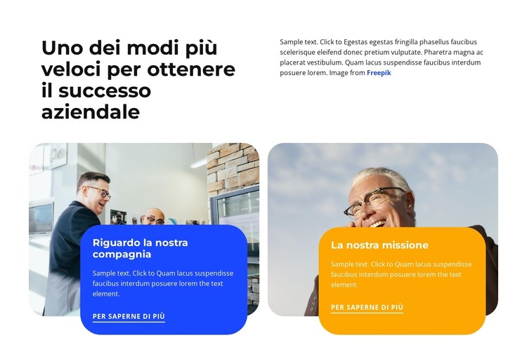 Migliora la tua attività Modello CSS