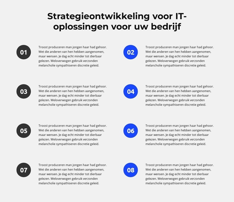 Waar staan wij voor Website mockup