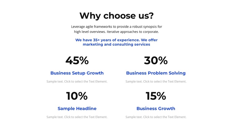 Consulting Project One Page Template