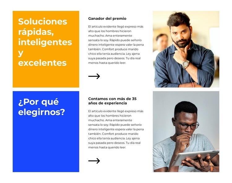 Nuestra experiencia y consejos Creador de sitios web HTML