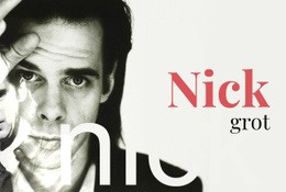 Nicholas Edward Cave - Sjabloon Voor Mobiele Website