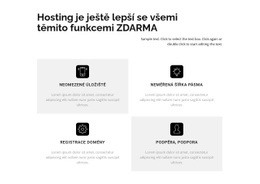 Funkce Zdarma – Šablona Prémiového Webu Pro Firmy