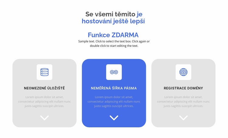 Nové bezplatné funkce Téma WordPress