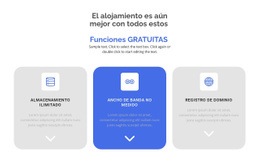 Nuevas Funciones Gratuitas Maqueta De Sitio Web