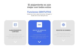 Nuevas Funciones Gratuitas Plantilla CSS Sencilla