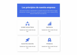 Principios De Trabajo: Plantilla De Sitio Web Joomla Gratuita