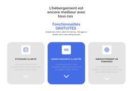 Nouvelles Fonctionnalités Gratuites - Modèles De Sites Web