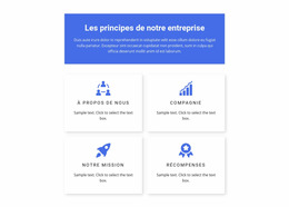 Principes De Travail - Modèle De Site Web Joomla Gratuit