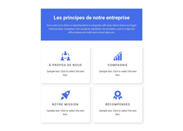 Fonctionnalité De Mise En Page Pour Principes De Travail