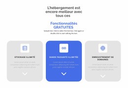 Nouvelles Fonctionnalités Gratuites – Page De Destination Facile À Utiliser