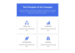 Work Principles - Free Download HTML5 Template