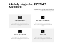 Ingyenes Funkciók – Modern Websablon