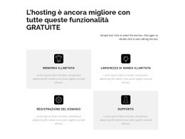 Funzionalità Gratuite - HTML Template Builder