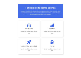 Principi Di Lavoro - Modello Per La Creazione Di Siti Web