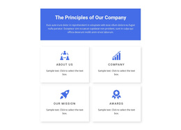 Work Principles - Joomla Website Designer