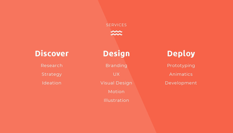 Discover, design, deploy Joomla Template