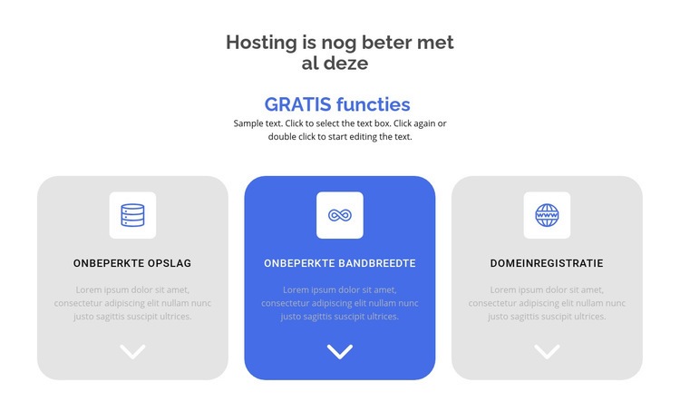 Nieuwe gratis functies Bestemmingspagina