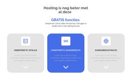 Nieuwe Gratis Functies - HTML Page Creator