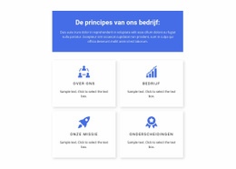 Werkprincipes - Functionaliteit Websitebouwer