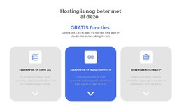 Nieuwe Gratis Functies - Ultieme Websitebouwer