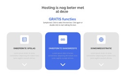 Nieuwe Gratis Functies - Mockup-Sjabloon Voor Websites