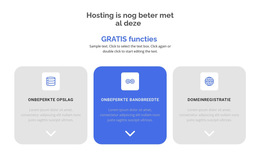 Nieuwe Gratis Functies - Klaar Websitethema