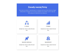 Zasady Pracy - Uniwersalny Motyw WordPress