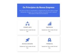 Funcionalidade De Layout Para Princípios De Trabalho