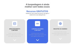 Novos Recursos Gratuitos - Tema Do Site Pronto