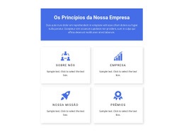 Princípios De Trabalho - Página Inicial De Arrastar E Soltar