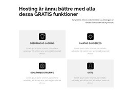 Premiumwebbplatsdesign För Gratis Funktioner