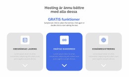 Målsida För Nya Gratisfunktioner