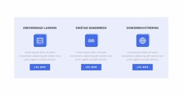 Tre Nya Arbetsriktningar - Webbplatsdesign