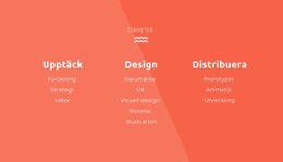 Upptäck, Designa, Distribuera – Responsivt WordPress-Tema