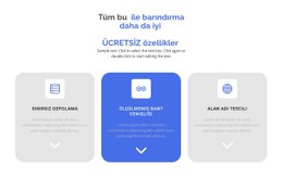 Yeni Ücretsiz Özellikler Basit CSS Şablonu