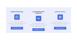 Üç Yeni Çalışma Yönü Için CSS ızgara Şablonu Sütunu