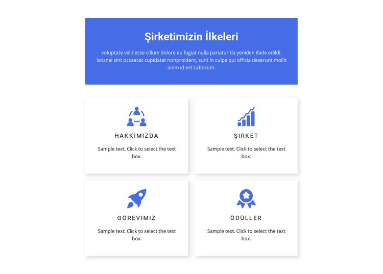 çalışma prensipleri Web sitesi tasarımı