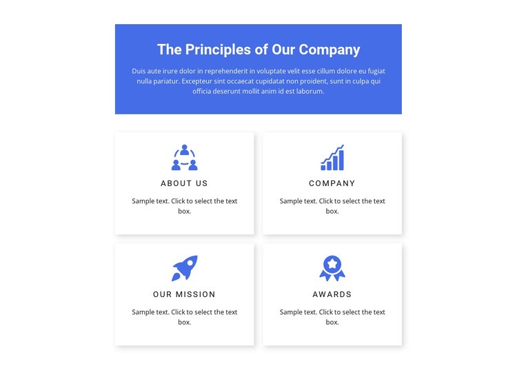 Work principles Web Page Design
