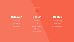 Discover, Design, Deploy - Website Builder