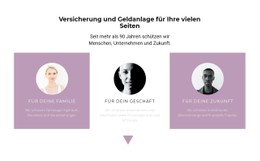 HTML-Seite Für Spezialisten Und Ihre Richtungen