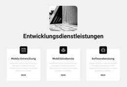 Neue Entwicklungsleistungen - HTML Layout Builder