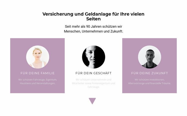 Spezialisten und ihre Richtungen Website-Modell