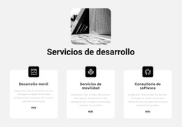 Demostración De Plantilla Para Nuevos Servicios De Desarrollo