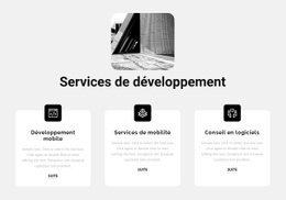 De Nouveaux Services De Développement - Conception De Site Web Simple