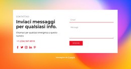 Inviaci Messaggi Progettazione Di Siti Web