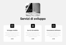 Nuovi Servizi Di Sviluppo - Mockup Di Sito Web Professionale Personalizzabile