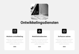 Bootstrap-HTML Voor Nieuwe Ontwikkelingsdiensten