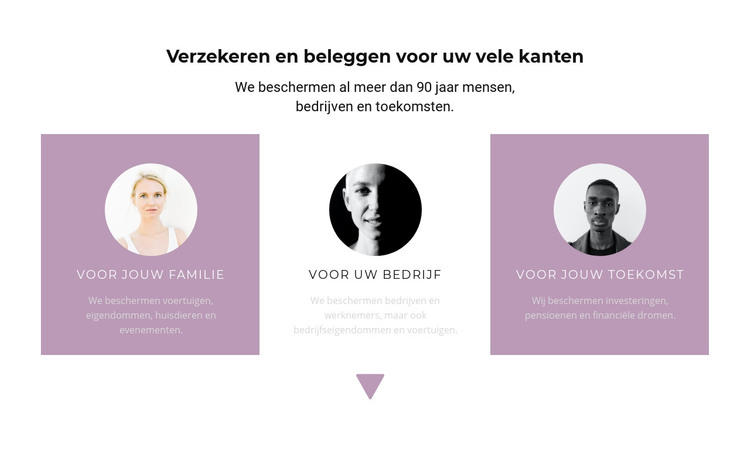 Specialisten en hun aanwijzingen HTML-sjabloon